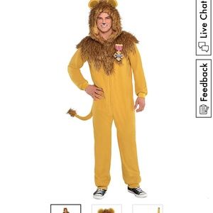 Wizard of oz lion costume from party city